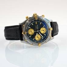 Thumbnail von Breitling Chronomat 81950 chronograph black dial steel Full Set