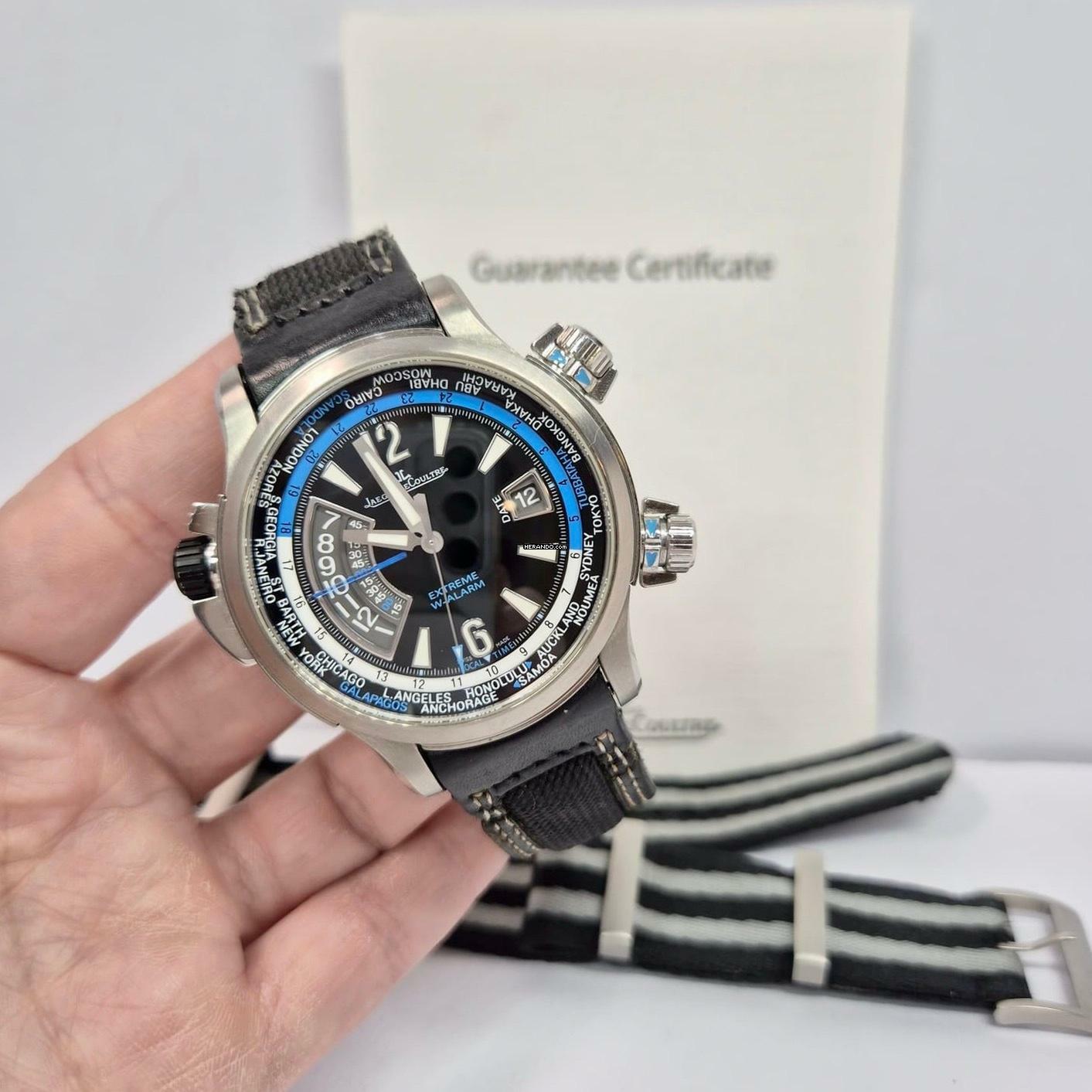 Jaeger-LeCoultre Master Compressor Extreme W-Alarm Tides Of Time 46mm Automático Completo