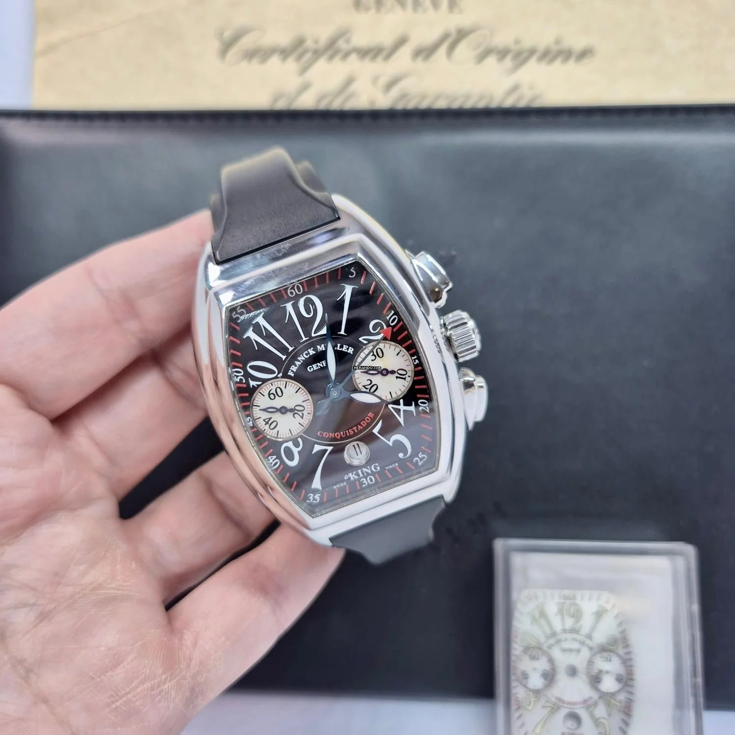 Franck Muller Conquistador King Conquistador Chronograph Automático Completo