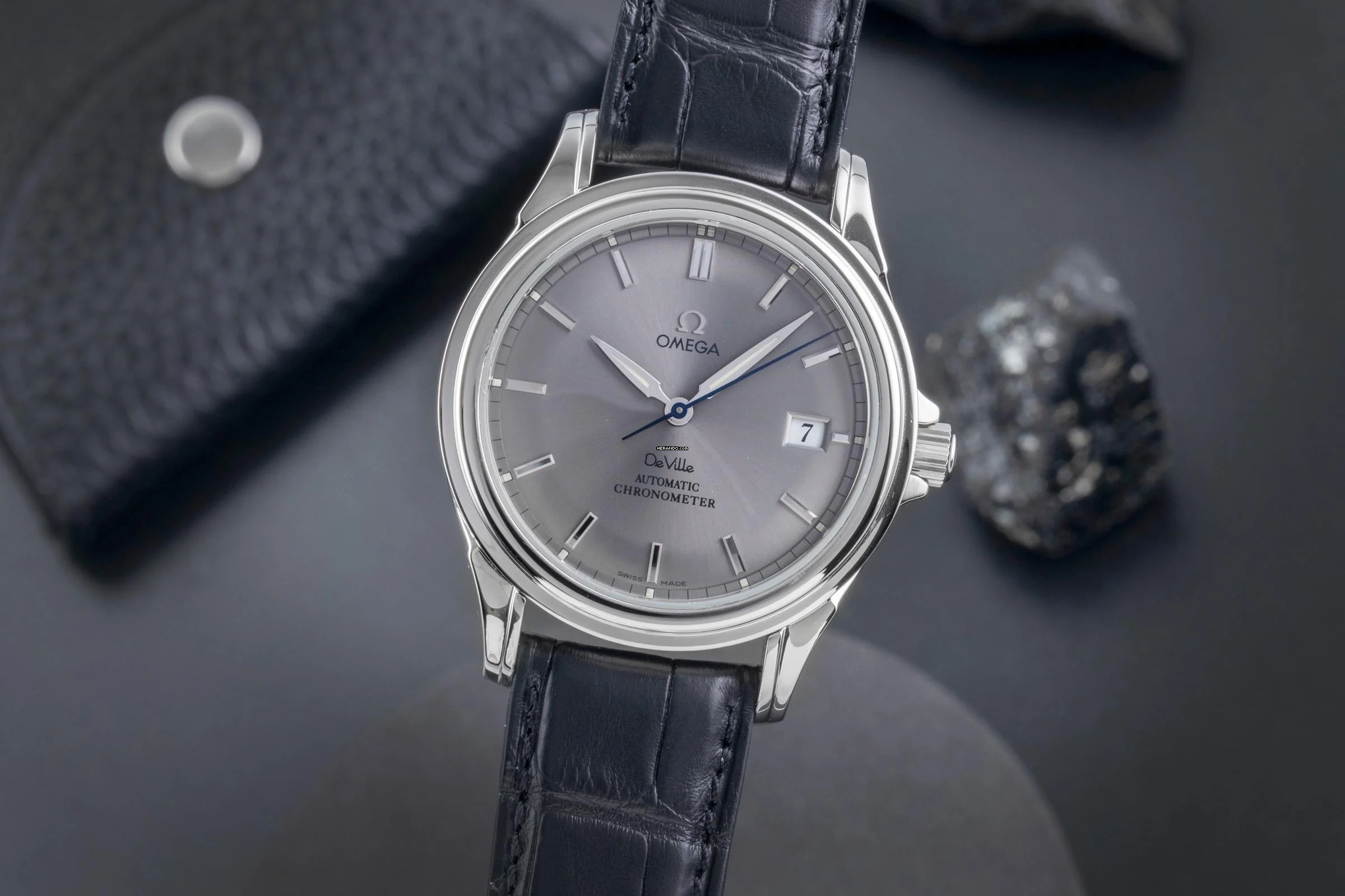 Omega De Ville Co-Axial Chronometer Stahl Automatik Herrenuhr Ref. 4831.40.31