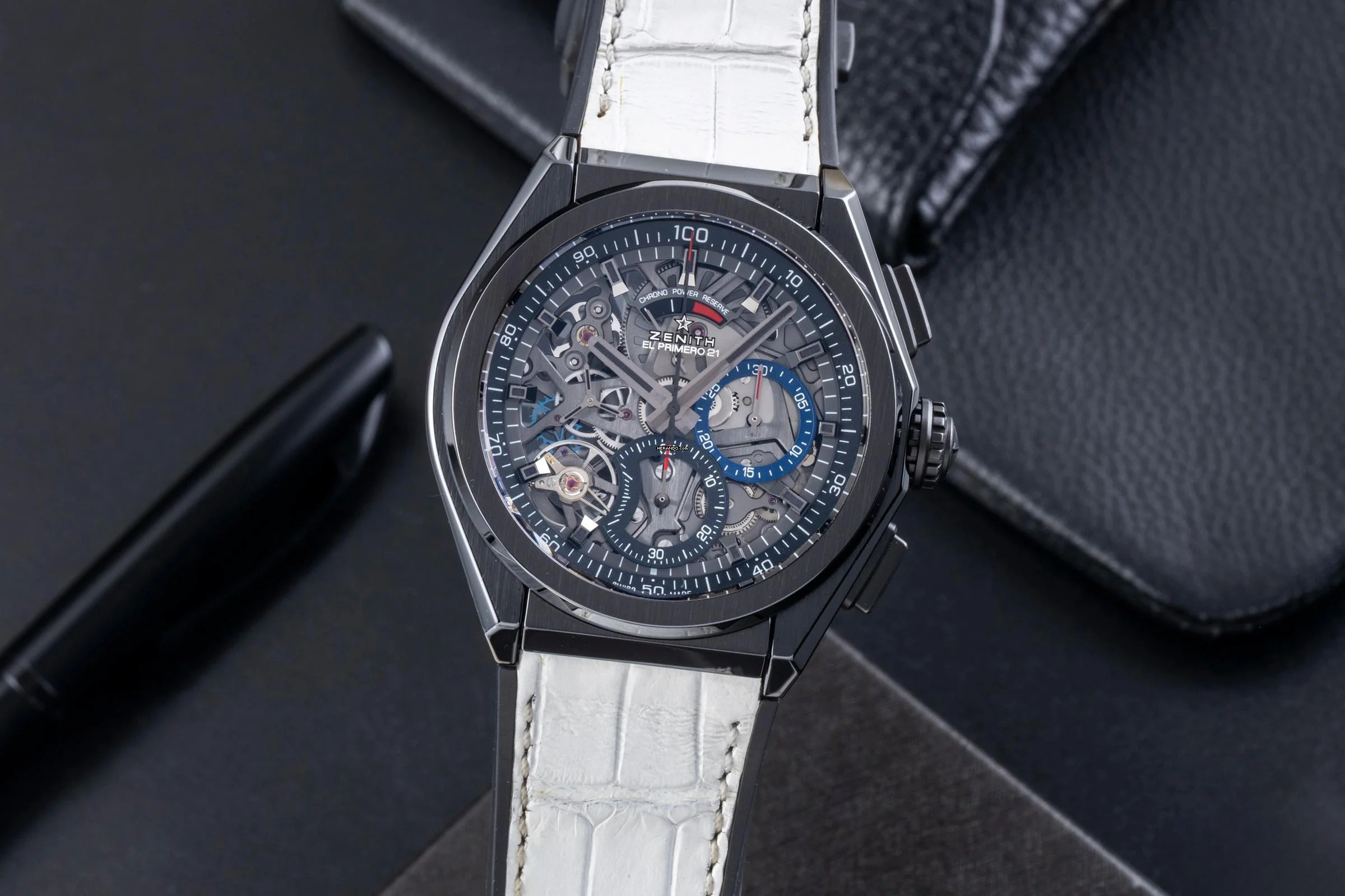 Zenith Defy El Primero Chronograph Keramik Auto. Ref 49.9000.9004/78.R582 B&P