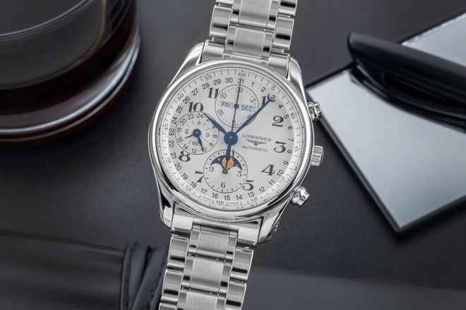  Longines Master Collection Chronograph Stahl Automatik Ref. L2.673.4.78.6 B&P 