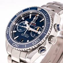 Thumbnail von Omega Seamaster Planet Ocean Chronograph Titan Planet Ocean Blue 45,5 – 232.90.46.51.03.001 – like NEW – 2024 Full Set