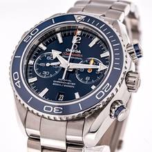 Thumbnail von Omega Seamaster Planet Ocean Chronograph Titan Planet Ocean Blue 45,5 – 232.90.46.51.03.001 – like NEW – 2024 Full Set
