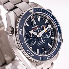 Thumbnail von Omega Seamaster Planet Ocean Chronograph Titan Planet Ocean Blue 45,5 – 232.90.46.51.03.001 – like NEW – 2024 Full Set