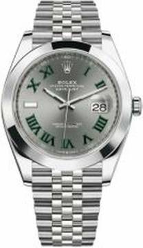  Rolex Datejust 41 Wimbledon Dial Jubilee - Unworn - With Box And Papers - 126300 2022 