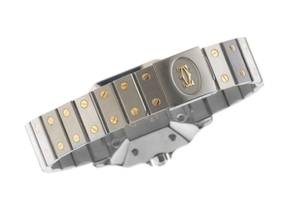Thumbnail von Cartier Santos Carree GM Großes Modell Ref.2961 1982 Full Set sehr gut Vintage