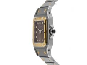 Thumbnail von Cartier Santos Carree GM Großes Modell Ref.2961 1982 Full Set sehr gut Vintage