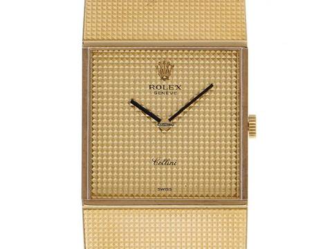  Rolex Cellini Midas Hobnail Dial Ref.4312 1981 Box&Beschreibung sehr gut Vintage 