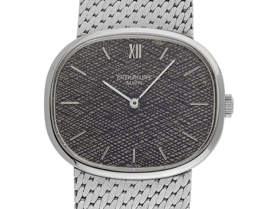 Patek Philippe Ellipse d'Or Golden Ellipse Ref.3545-1G 1970 Full Set sehr gut Vintage