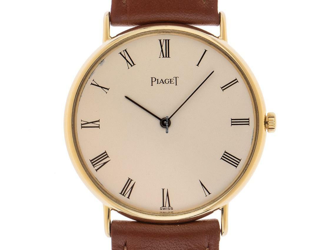 Piaget Altiplano extraflach Ref.8065 1989 original Box sehr gut Vintage