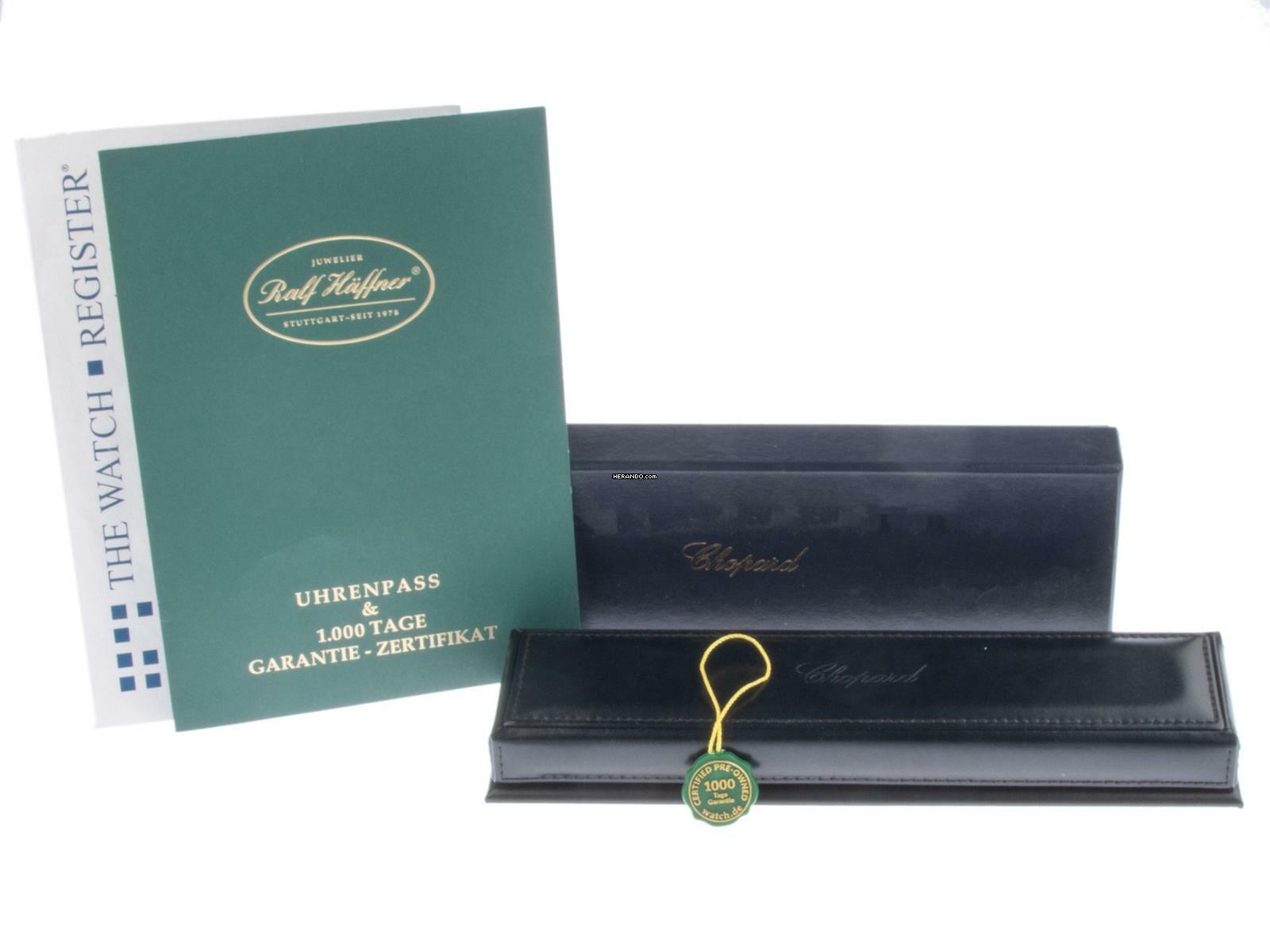 Chopard Classic 18kt Gelbgold Ref.1068 1992 original Box sehr gut Vintage