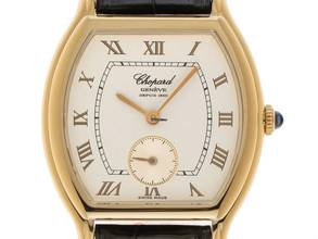 Thumbnail von Chopard Tonneau kleine Sekunde Ref.2246 1998 original Box sehr gut Vintage