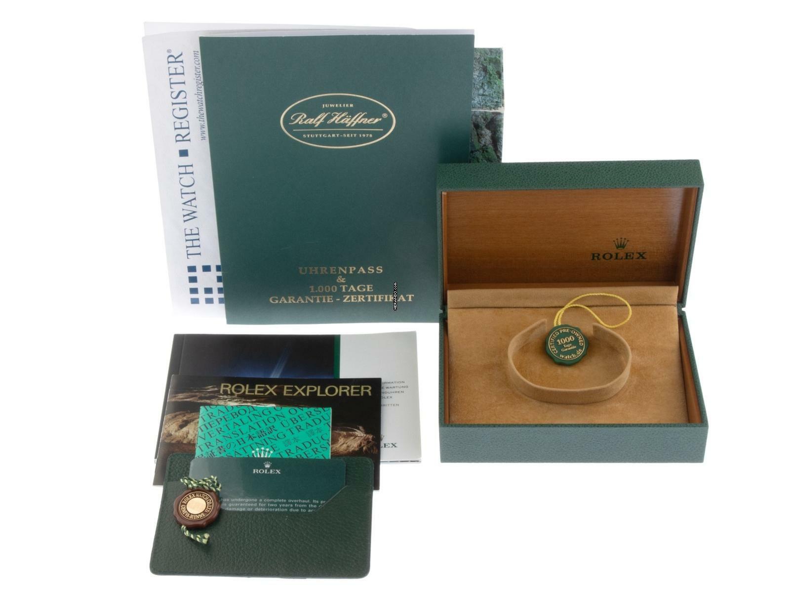 Rolex Explorer II Ref.16570 1996 Box&Beschreibung sehr gut Vintage