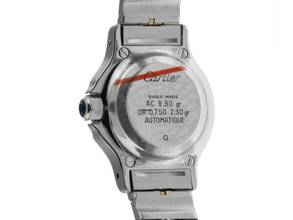 Thumbnail von Cartier Santos Octagon PM kleines Modell Ref.187903 1985 Full Set sehr gut Vintage