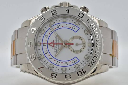  Rolex Yacht-Master II 2 Chronograph 116689 Rolex Service 11/2025 18k White Gold 