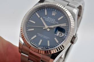Thumbnail von Rolex Datejust 36 Oyster Perpetual Datejust 126234 Blue Dial LC100