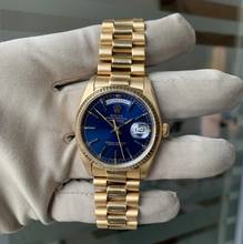 Thumbnail von Rolex Day-Date 36 18038 President Soleil blue dial yellow gold 18KT Full Set
