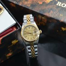 Thumbnail von Rolex Lady-Datejust 69173 Ladies 26MM champagne dial Full Set