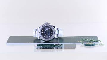 Thumbnail von Rolex Yacht-Master 40 Stahl Platin Herrenuhr 40 mm Rhodium grey 3235