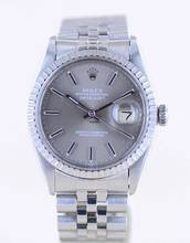 Thumbnail von Rolex Datejust 36 36mm grey Dial Jubilé Plexiglas Automatik