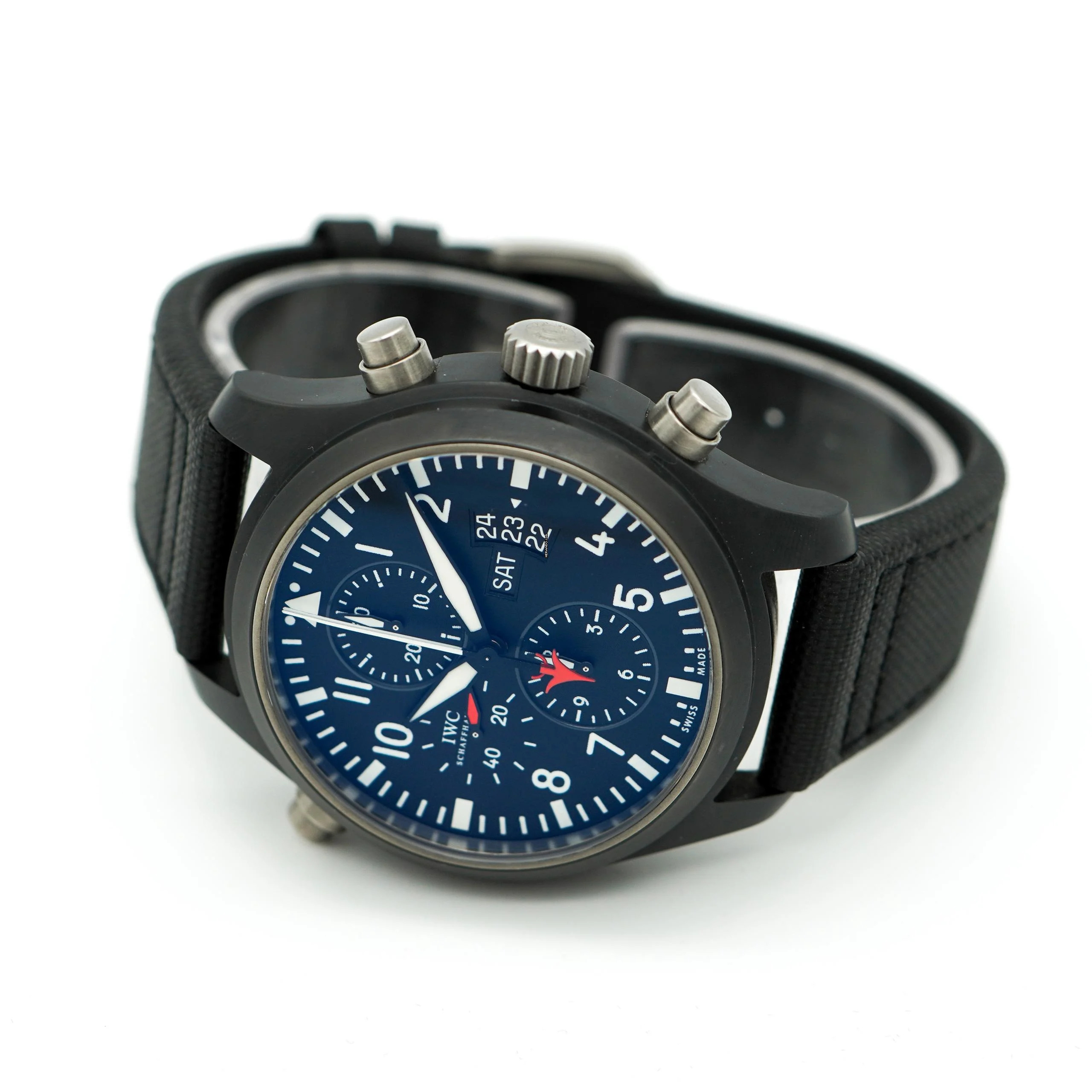 IWC Fliegeruhr Chronograph Top Gun Flieger Uhr Doppel Chronograph Edition Top Gun