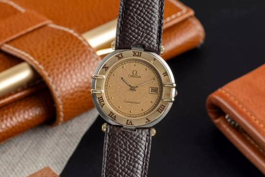  Omega Constellation Date Stahl / Gold Ref. 196.0305 Vintage Klassiker 