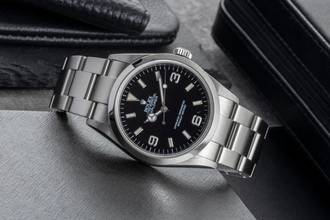 Thumbnail von Rolex Explorer 36 Black Dial Oyster Stahl Automatik Ref. 114270 V-Serie Box