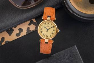 Thumbnail von Cartier Vendome LC PM Vermeil 925 Silber Ivory Dial Damenuhr Ref. 84978213