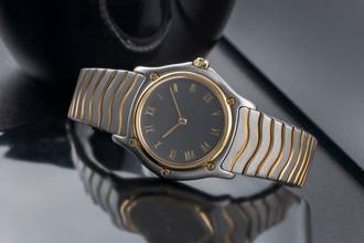 Thumbnail von Ebel Classic Wave Lady Stahl / Gold Quarz Damenuhr Ref. 181908 Klassiker