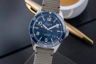 Thumbnail von Glashütte Original SeaQ Panoramadatum Stahl Automatik Ref. 1-36-13-02-81-34 B&P2022