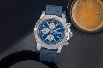 Thumbnail von Breitling Super Avenger II Chronograph Stahl Automatik Ref. A13371 Papiere