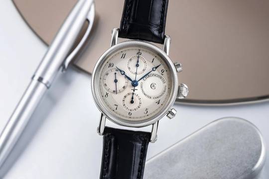  Chronoswiss Chronometer Chronograph Automatik Herren Ref. CH7523 B&P 1992 