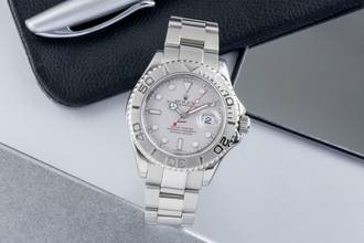 Thumbnail von Rolex Yacht-Master 40 Oyster Stahl Platin Automatik Herren Ref. 16622 Box