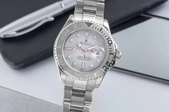  Rolex Yacht-Master 40 Oyster Stahl Platin Automatik Herren Ref. 16622 Box 