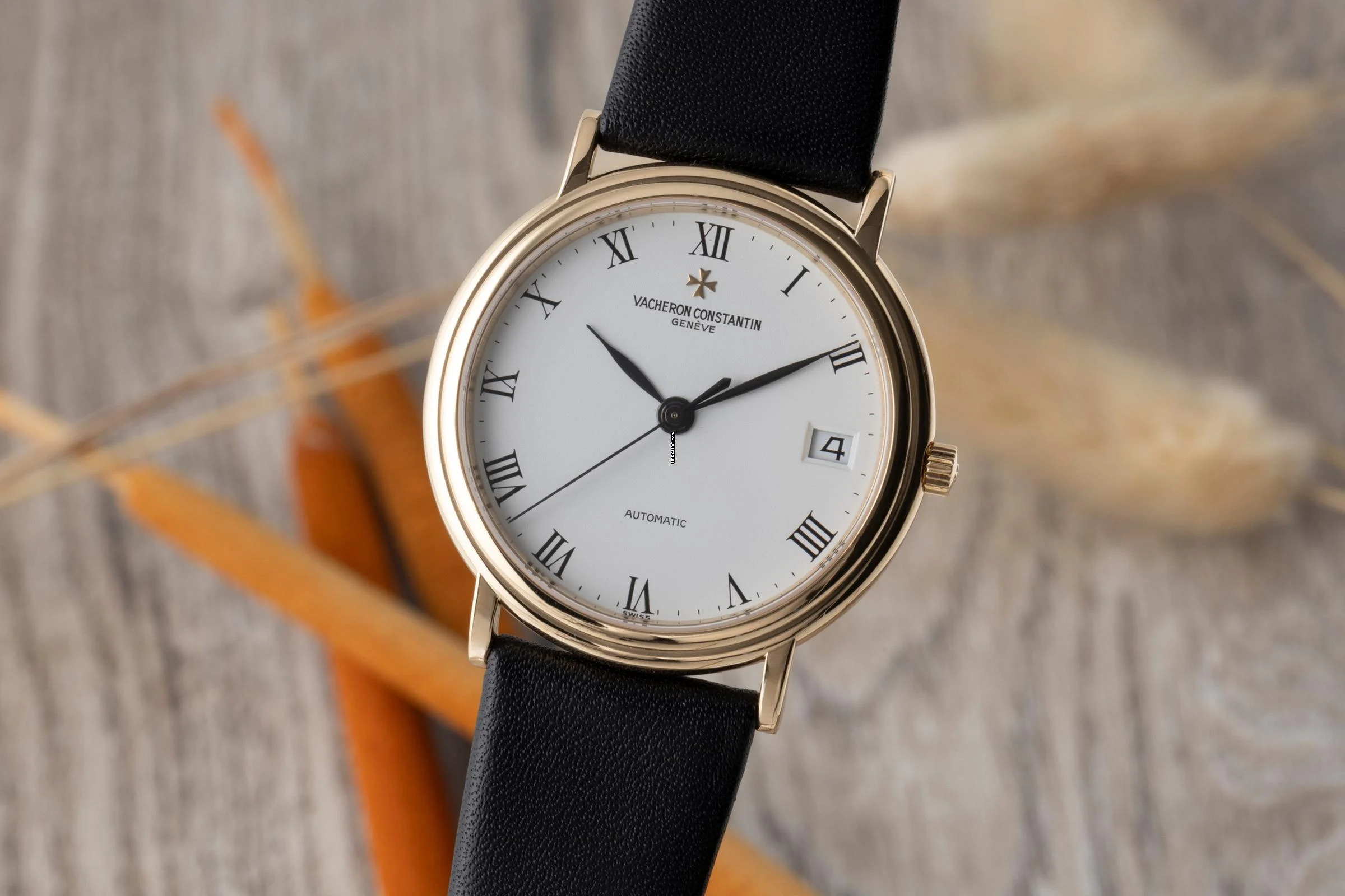 Vacheron Constantin Patrimony 18K (0,750) Gold Ref. 47014/000J-3 Papiere 1998