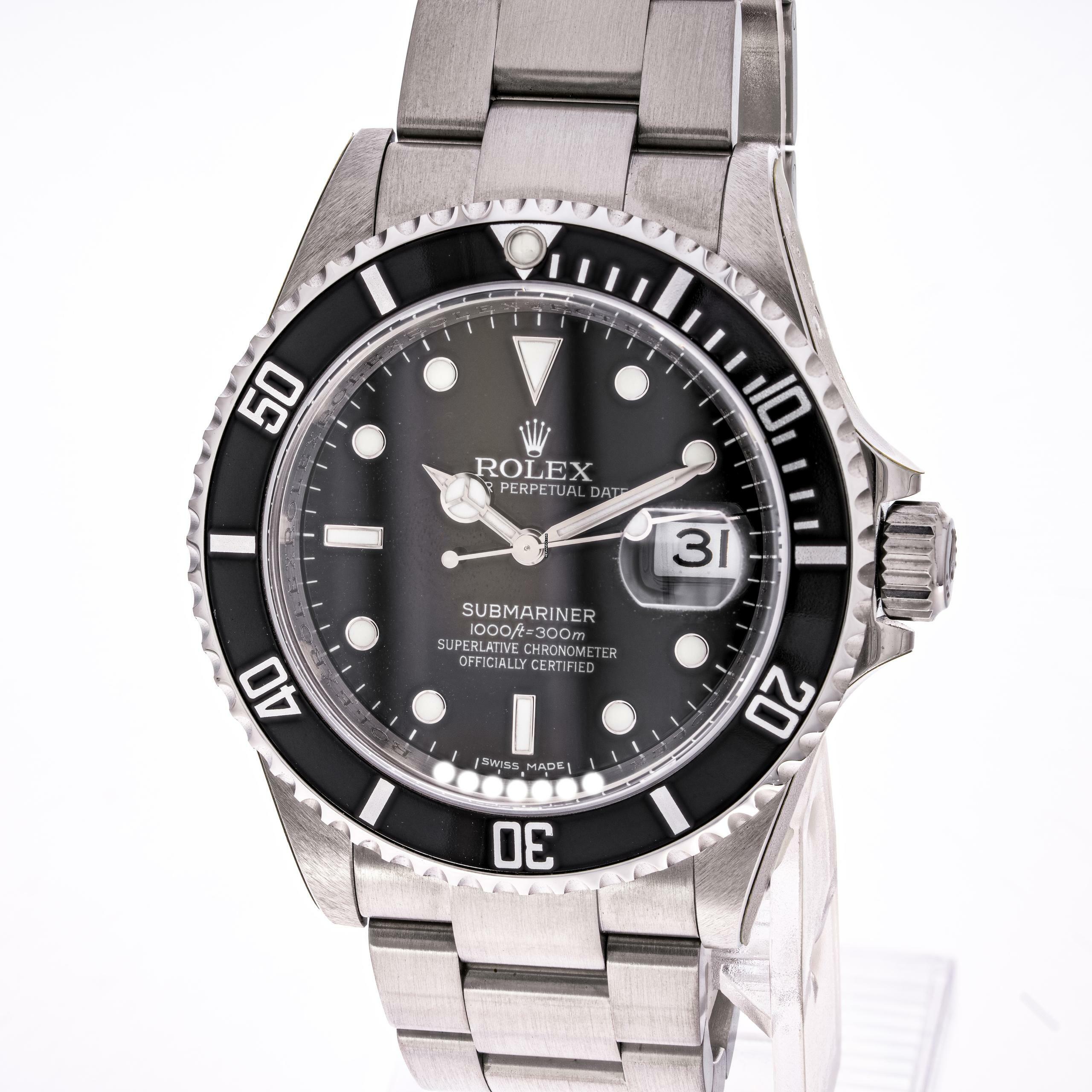 Rolex Submariner Date 40 – M-Series Rehaut – NOS – 16610 – NEW & Unworn – 2008 Full Set Lc100