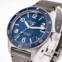 Thumbnail von Glashütte Original SeaQ Panoramadatum Panorama Date 43 Blue – 1-36-13-02-81-34 – like NEW – 2022 Full Set