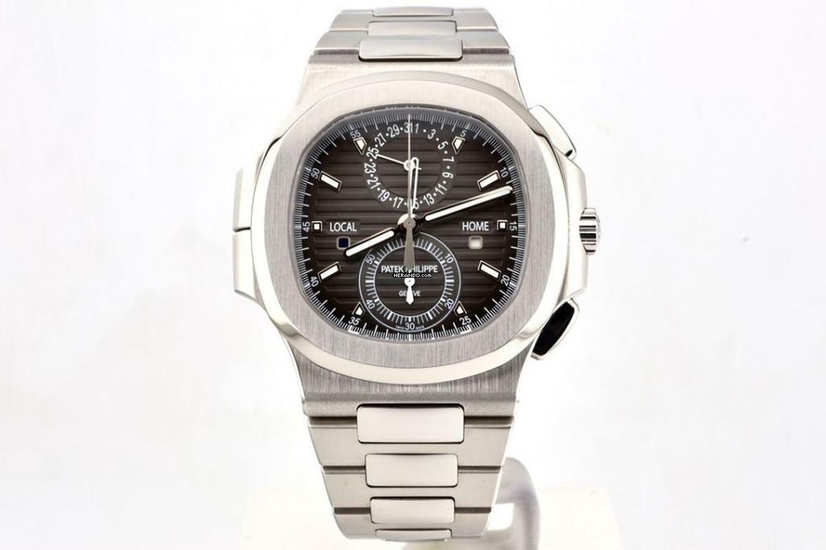 Patek Philippe Nautilus Travel Time Chronograph - With Box And Papers - 5990/1A-001 2017