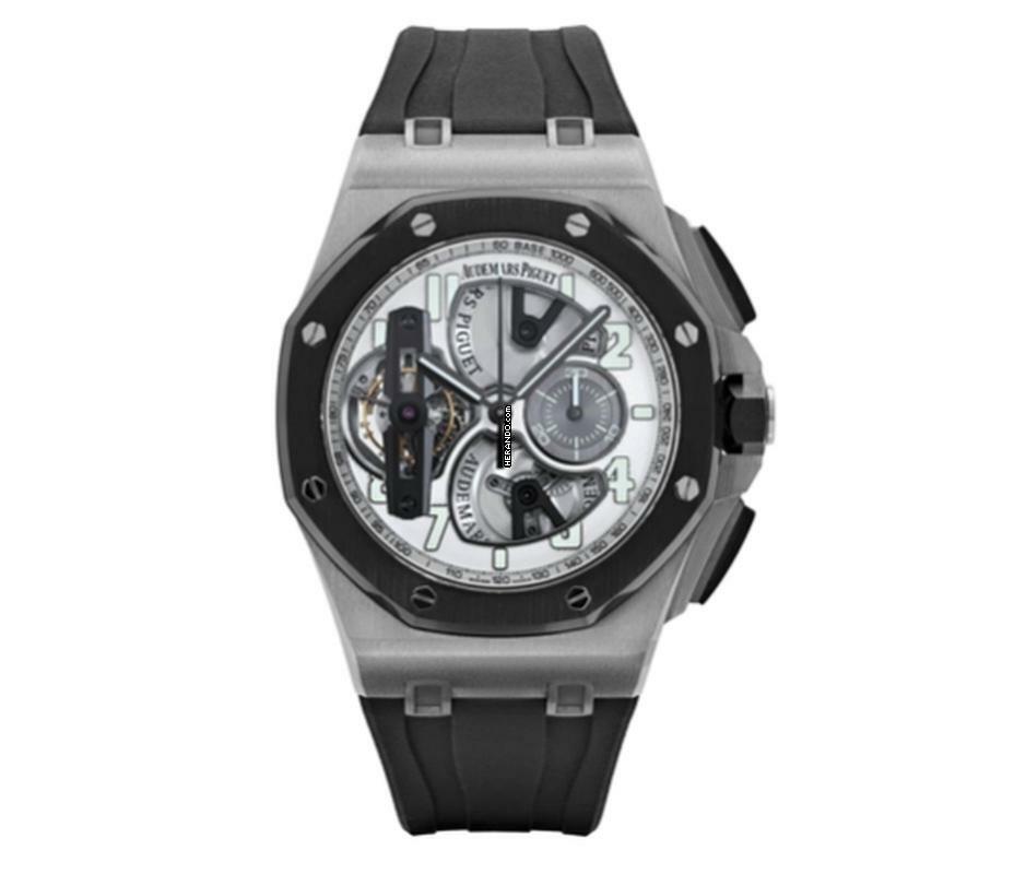 Audemars Piguet Royal Oak Offshore Tourbillon Chronograph Titanium - LIMITED TO 15 Pc. - With Box And Papers 26387.IO.OO.D002CA.01