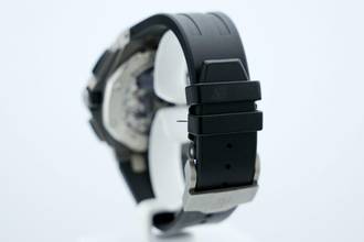 Thumbnail von Audemars Piguet Royal Oak Offshore Tourbillon Chronograph Titanium - LIMITED TO 15 Pc. - With Box And Papers 26387.IO.OO.D002CA.01