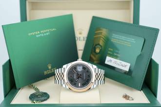 Thumbnail von Rolex Datejust 41 41mm Bicolor Jubilee Bracelet - Wimbledon Dial - Like New - Box+Papers 126301 2025