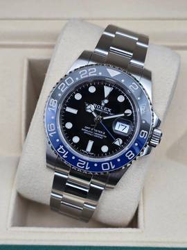  Rolex GMT-Master II 116710BLNR Batman Oyster Bracelet Very Good Condition Full Set 2017 Service 2025 