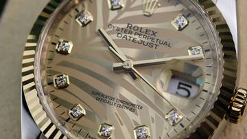 Thumbnail von Rolex Datejust 36 Steel Gold - Champagne Palm Diamond - New - Fullset - 2023