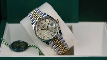 Thumbnail von Rolex Datejust 36 Steel Gold - Champagne Palm Diamond - New - Fullset - 2023