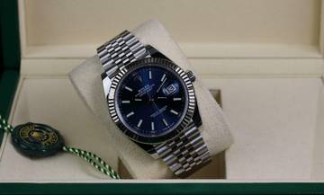 Thumbnail von Rolex Datejust 41 Jubilee - Blue - like New - Fullset - 2020