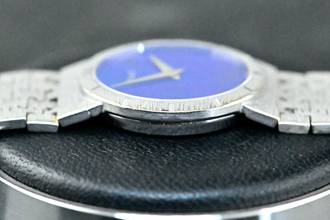 Thumbnail von Piaget rare Vintage Dress Watch | 9701 A 6 | Lapislazuli dial | white gold
