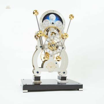 Moonphase Sea Clock - Tischuhr mit Mondphase & 8 Tage Werk