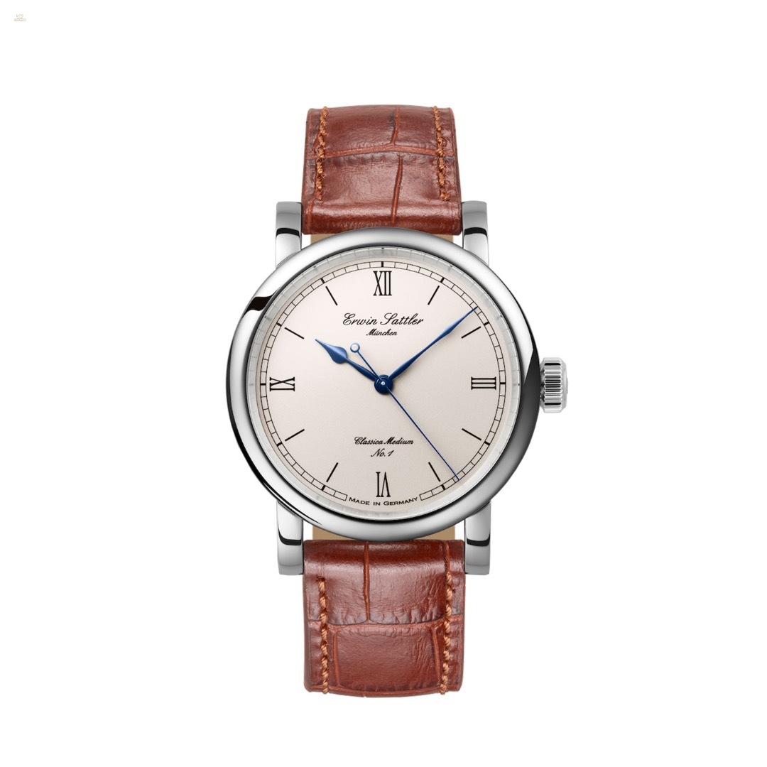 Classica Medium – Automatik - Silbernes Zifferblatt - Stahlgehäuse