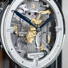 Thumbnail von Wanduhr Aperia S 70 – Präzisionspendel - Aluminium & Glas